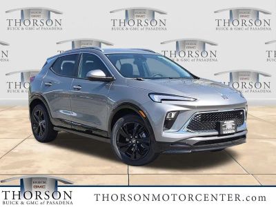 2026 Buick Encore GX Sport Touring in Moonstone Gray Metallic — front three-quarter view