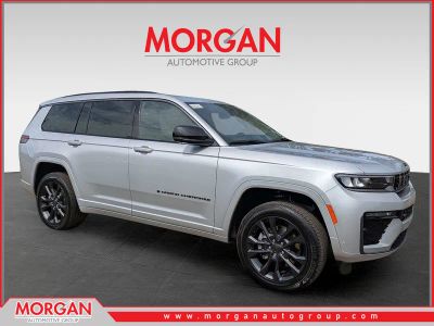 2026 Jeep Grand Cherokee L Limited in Silver — front three-quarter view