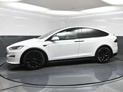2023 Tesla Model X — rear three-quarter view