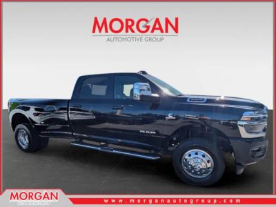 2026 Ram 3500 Laramie in Black — front three-quarter view
