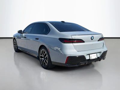2025 BMW i7 — rear three-quarter view