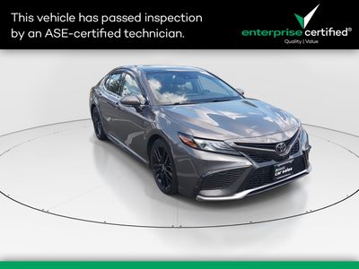 2021 Toyota Camry XSE Auto — front three-quarter view