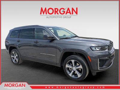 2026 Jeep Grand Cherokee L Limited in Gray — front three-quarter view