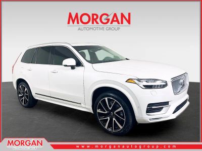 2023 Volvo XC90 B6 Plus 6-Seater in White — front three-quarter view