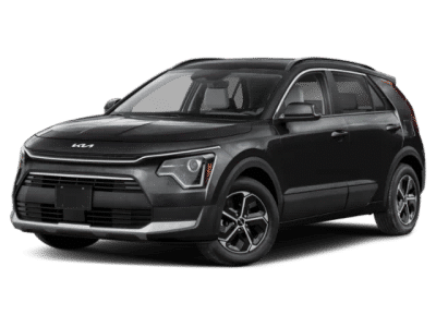 2026 Kia Niro EX in Black — front three-quarter view