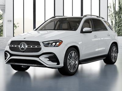 2026 Mercedes-Benz GLE 350 in Polar White — front three-quarter view