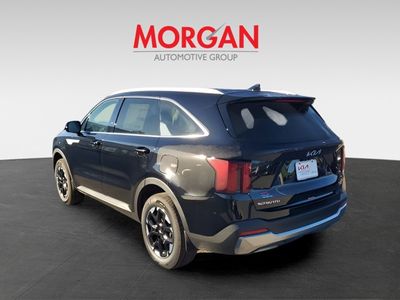 2025 Kia Sorento — rear three-quarter view