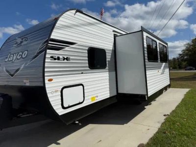 2026 Jayco Jay Flight SLX — rear three-quarter view