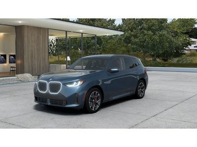 2026 BMW X3 30 xDrive in Arctic Race Blue metallic — front three-quarter view
