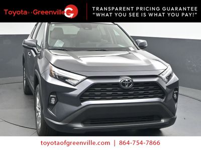 2025 Toyota RAV4 XLE Premium SUV — rear three-quarter view