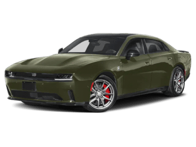 2026 Dodge Charger R/T in Green — front three-quarter view