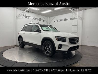 2026 Mercedes-Benz GLB 250 in Polar White — front three-quarter view