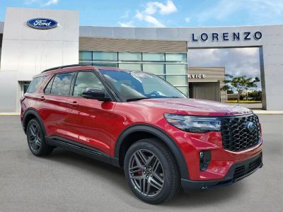 2026 Ford Explorer — rear three-quarter view