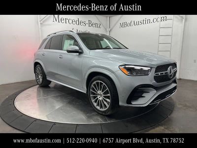 2026 Mercedes-Benz GLE 350 in Cirrus Silver Metallic — front three-quarter view