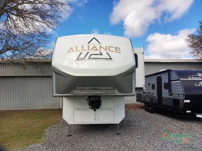 2026 Alliance RV Paradigm — rear three-quarter view