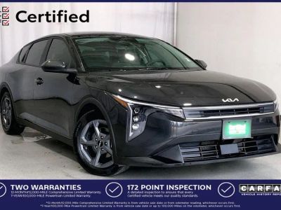 2025 Kia K4 in Interstellar Gray — front three-quarter view