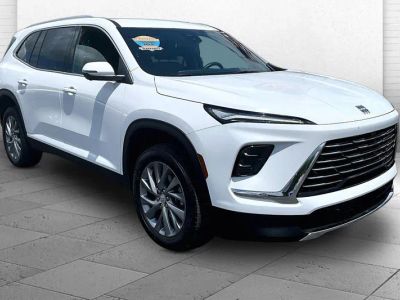 2025 Buick Enclave Preferred in Summit White — front three-quarter view