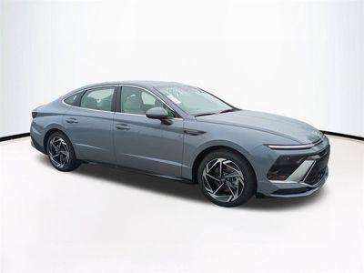 2026 Hyundai SONATA SEL Sport in Blue — front three-quarter view