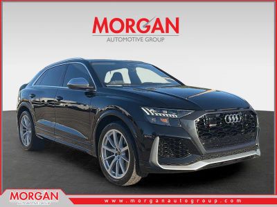 2022 Audi RS Q8 4.0T in Mythos Black Metallic — front three-quarter view
