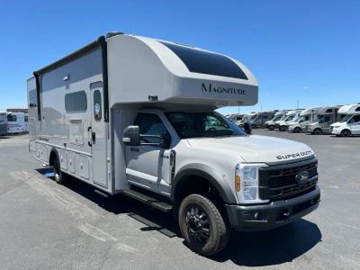 2027 Thor Motor Coach MAGNITUDE GRAND — front three-quarter view