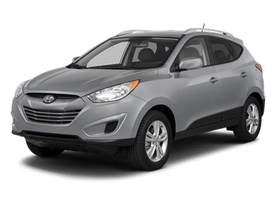 2013 Hyundai Tucson — rear three-quarter view