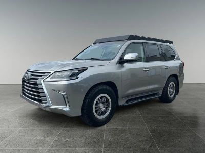 2021 Lexus LX — rear three-quarter view