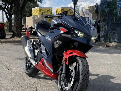2026 Kawasaki Ninja 500 ABS Metallic Matte Twilight Blue - Photo 3