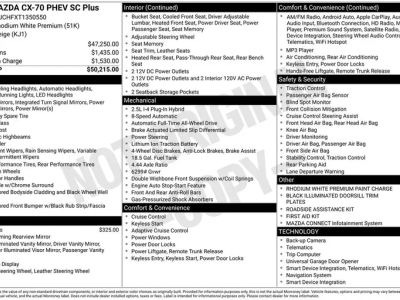 2026 Mazda CX-70 PHEV — photo 34 view