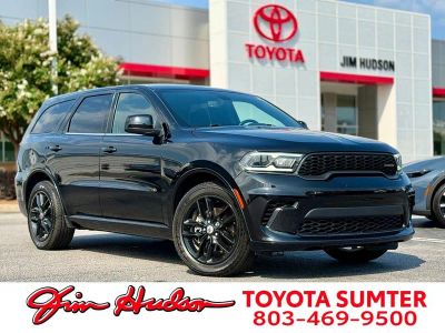 2023 Dodge Durango GT in Black Clearcoat — front three-quarter view