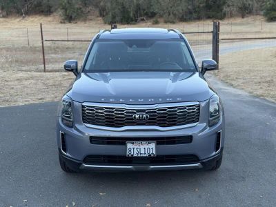2021 Kia Telluride — rear three-quarter view