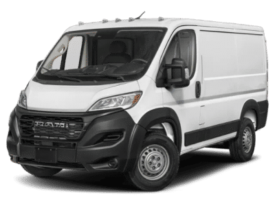 2026 Ram ProMaster 1500 Low Roof in White — front three-quarter view
