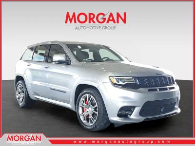 2021 Jeep Grand Cherokee SRT in Billet Silver Metallic Clearcoat — front three-quarter view