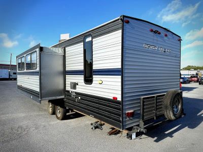 2020 Forest River Cherokee Grey Wolf — rear three-quarter view