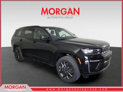 2026 Jeep Grand Cherokee L Limited in Black — front three-quarter view