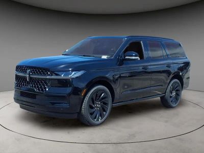 2026 Lincoln Navigator Reserve in Black Metallic — front three-quarter view