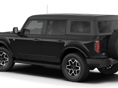 2026 Ford Bronco — rear three-quarter view