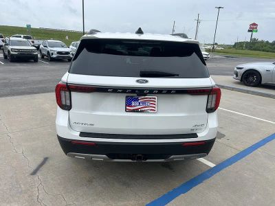 2025 Ford Explorer — rear three-quarter view