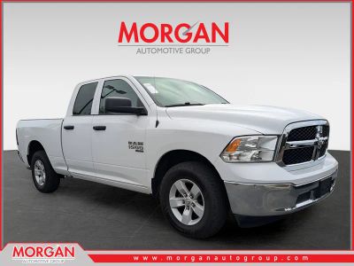 2024 Ram 1500 Classic SLT in White — front three-quarter view