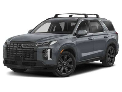 2023 Hyundai Palisade XRT in Abyss Black Pearl — front three-quarter view