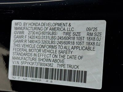 2026 Honda Ridgeline — photo 36 view