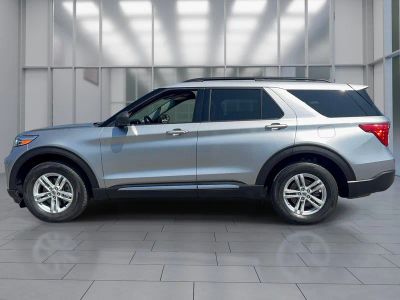 2021 Ford Explorer — rear three-quarter view