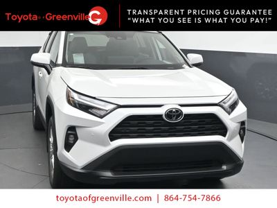 2025 Toyota RAV4 XLE Premium SUV — rear three-quarter view