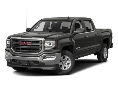 2016 GMC Sierra 1500 SLE in Onyx Black — front three-quarter view
