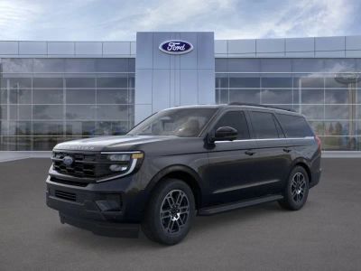 2026 Ford Expedition in Agate Black — front three-quarter view