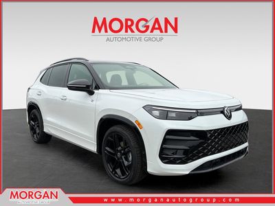 2026 Volkswagen Tiguan SE R-Line Black in Opal — front three-quarter view