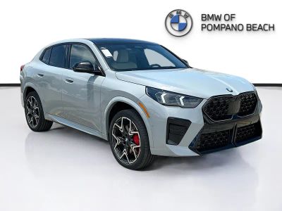 2026 BMW X2 xDrive28i in Brooklyn Grey Metallic — front three-quarter view