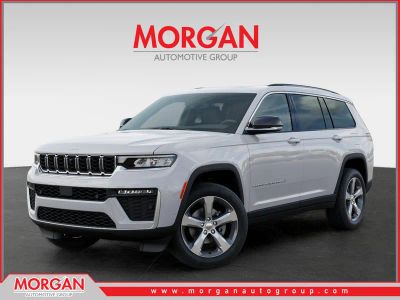 2026 Jeep Grand Cherokee L Limited in White/off-white — front three-quarter view