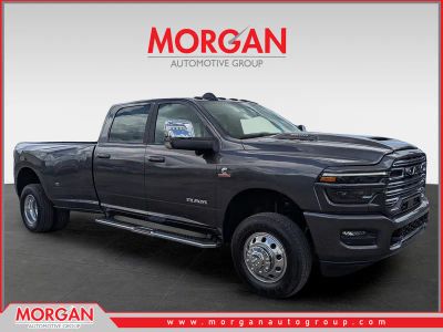 2026 Ram 3500 Laramie in Gray — front three-quarter view
