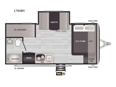 2021 Keystone RV Springdale Mini — side profile view