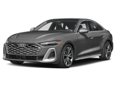 2026 Audi S5 Premium Plus in Daytona Gray Metallic — front three-quarter view